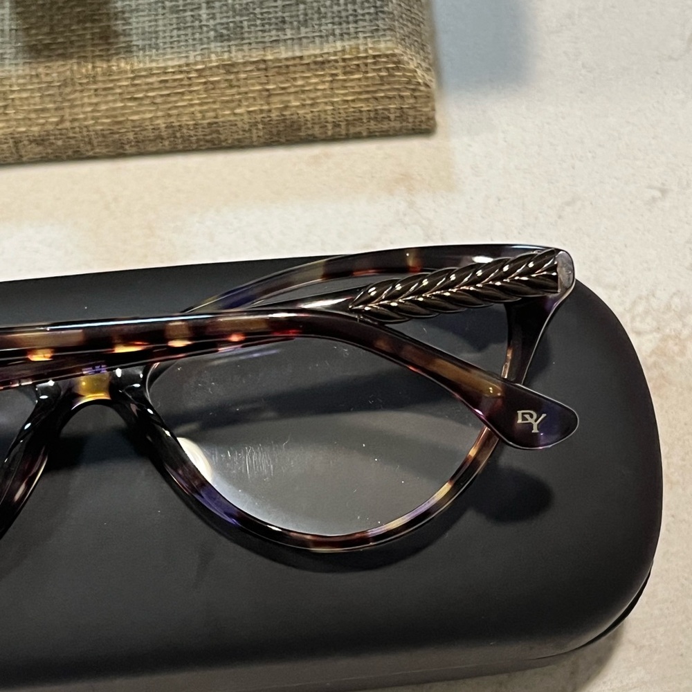 DAVID YURMAN NIB AUTHENTIC CHEVRON RX READY DESIGNER EYEGLASSES - Picture 8 of 17